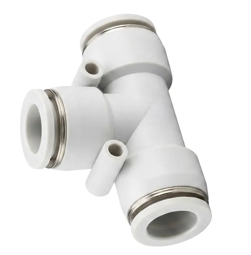 PE-16 AIRMIXS Union Tee Pneumatic Push-in Fitting