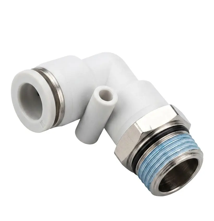 PL10-04 AIRMIXS Male Elbow Pneumatic Push-in Fitting