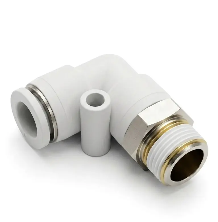 AIRMIXS PL08-02 Male Elbow Pneumatic Push-in Fitting