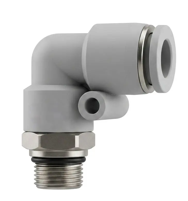 AIRMIXS PL06-M6 Male Elbow Pneumatic Push-in Fitting