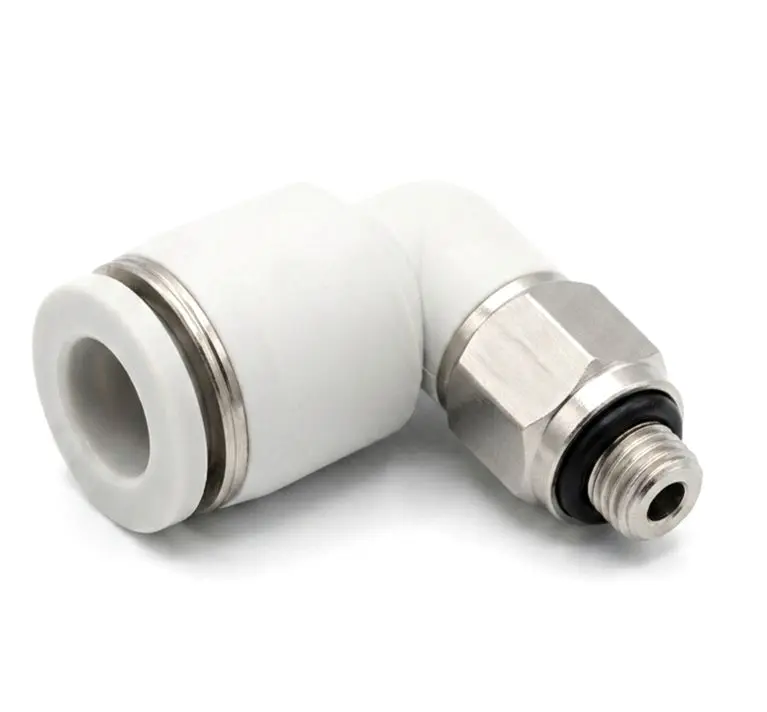 AIRMIXS PL06-M5 Male Elbow Pneumatic Push-in Fitting