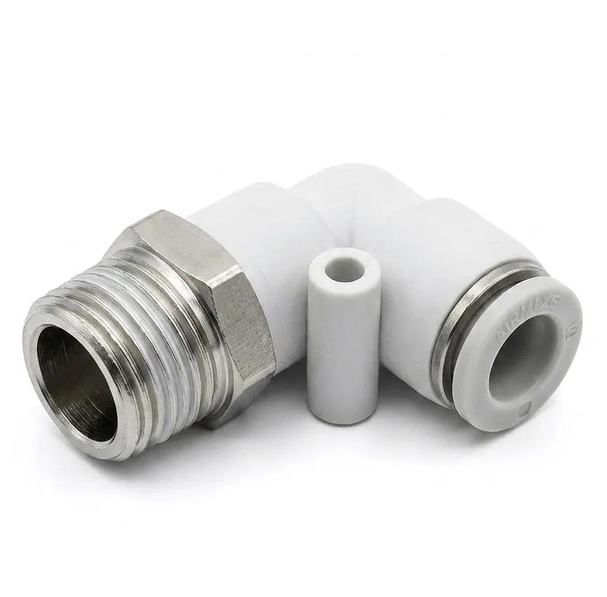 AIRMIXS PL06-02 Male Elbow Pneumatic Push-in Fitting