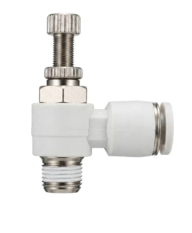 SL06-01 AIRMIXS Speed Controller Elbow Pneumatic Flow Control Valve