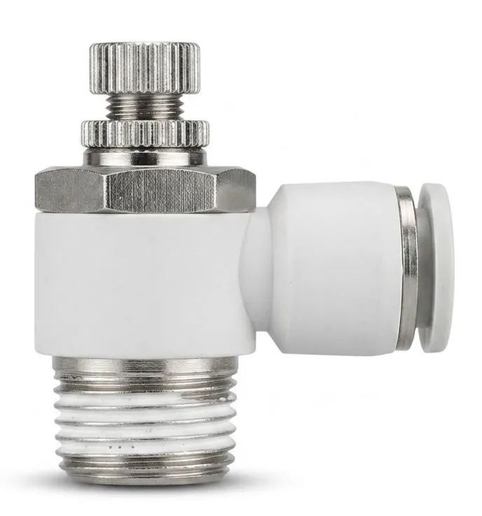 [SL12-04] SL12-04 AIRMIXS Speed Controller Elbow Pneumatic Flow Control Valve