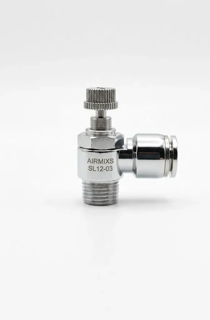 [SL 12-03] AIRMIXS SL 12-03 Speed Controller Elbow Pneumatic Flow Control Valve