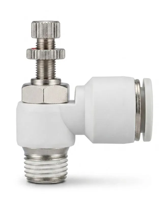 [SL12-02] SL12-02 AIRMIXS Speed Controller Elbow Pneumatic Flow Control Valve