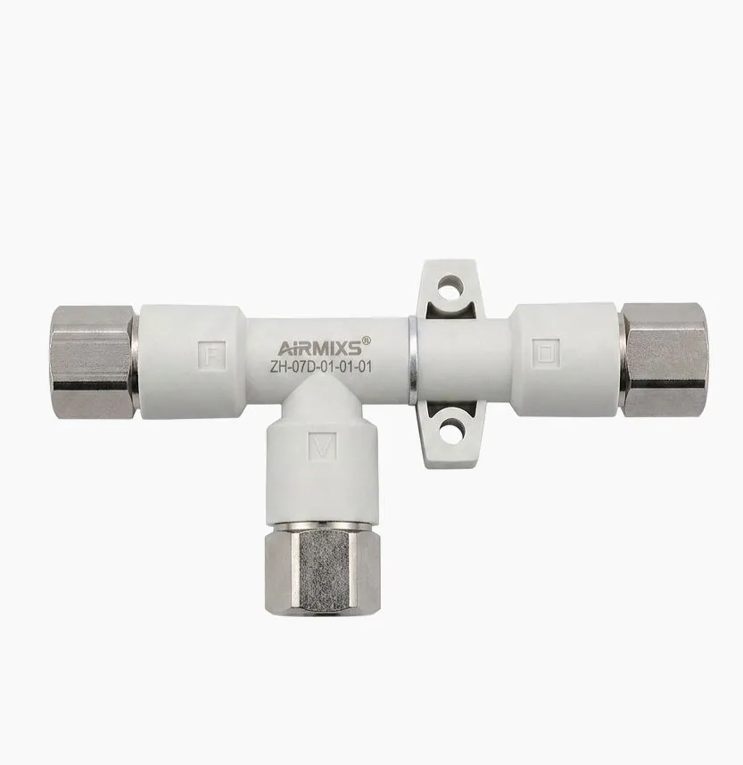 [ZH-07D-01-01-01] AIRMIXS ZH-07D-01-01-01 T-Style Vacuum Ejector