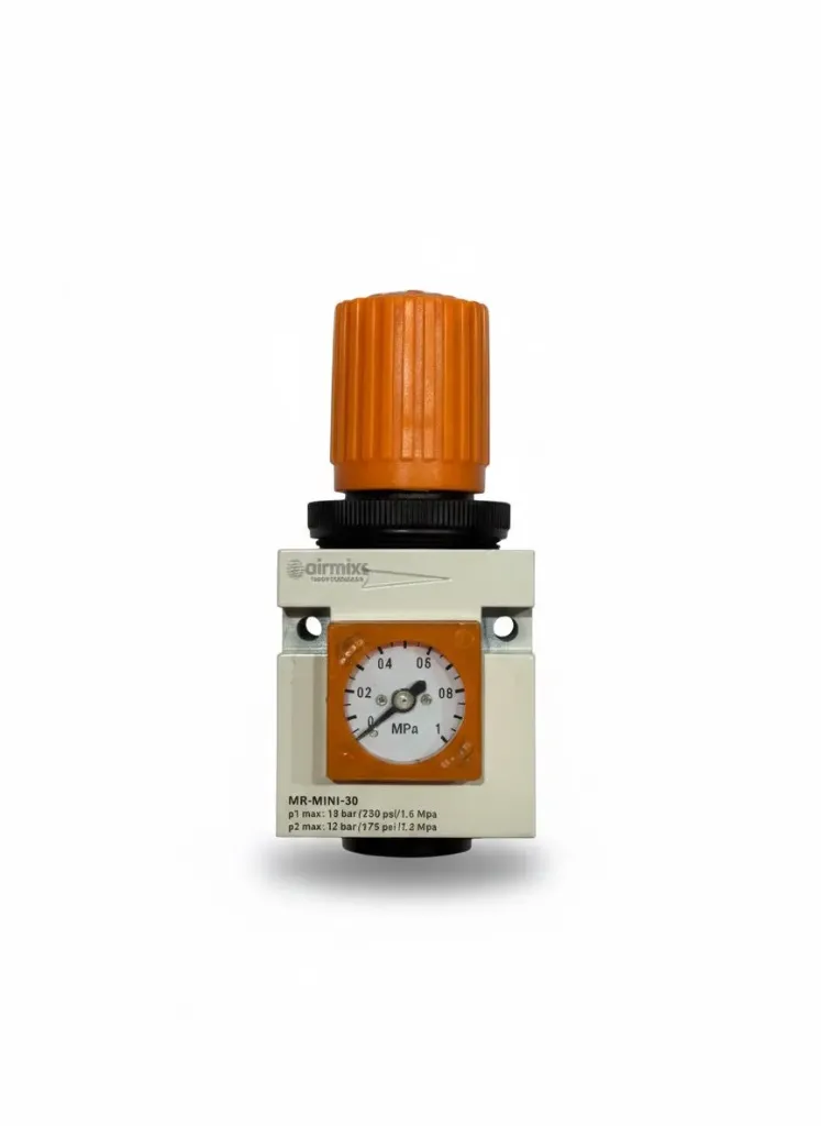 [MR-MINI-30] MR-MINI-30 AIRMIXS High-Pressure Regulator 3/8" (Orange Knob Series)