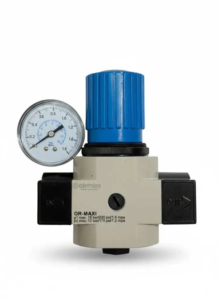 [LR-1-MAXI] LR-1-MAXI AIRMIXS (OR-MAXI) High-Capacity Industrial Pressure Regulator