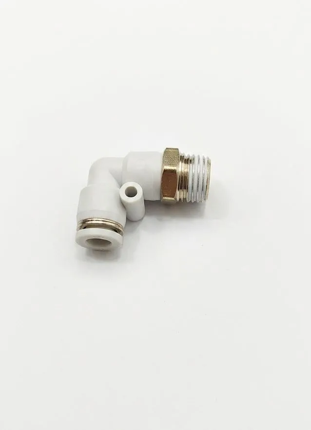 PL1/4-1/4 AIRMIXS Push-to-Connect Pneumatic Male Elbow Fitting
