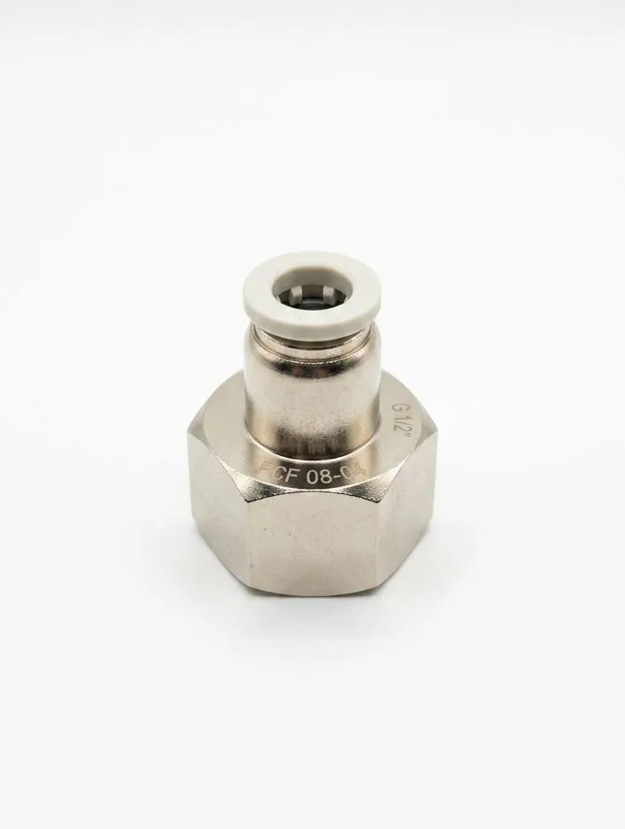 PCF10-04 AIRMIXS Push-to-Connect Pneumatic Female Straight Connector