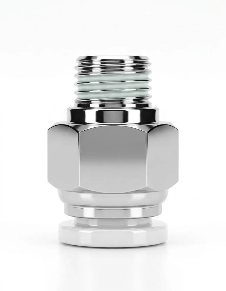 AIRMIXS PC 12-02 Metric Male Straight Pneumatic Push-In Fitting