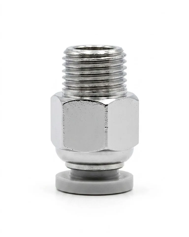 AIRMIXS PC-1/4-1/8 Male Straight Pneumatic Push-In Fitting