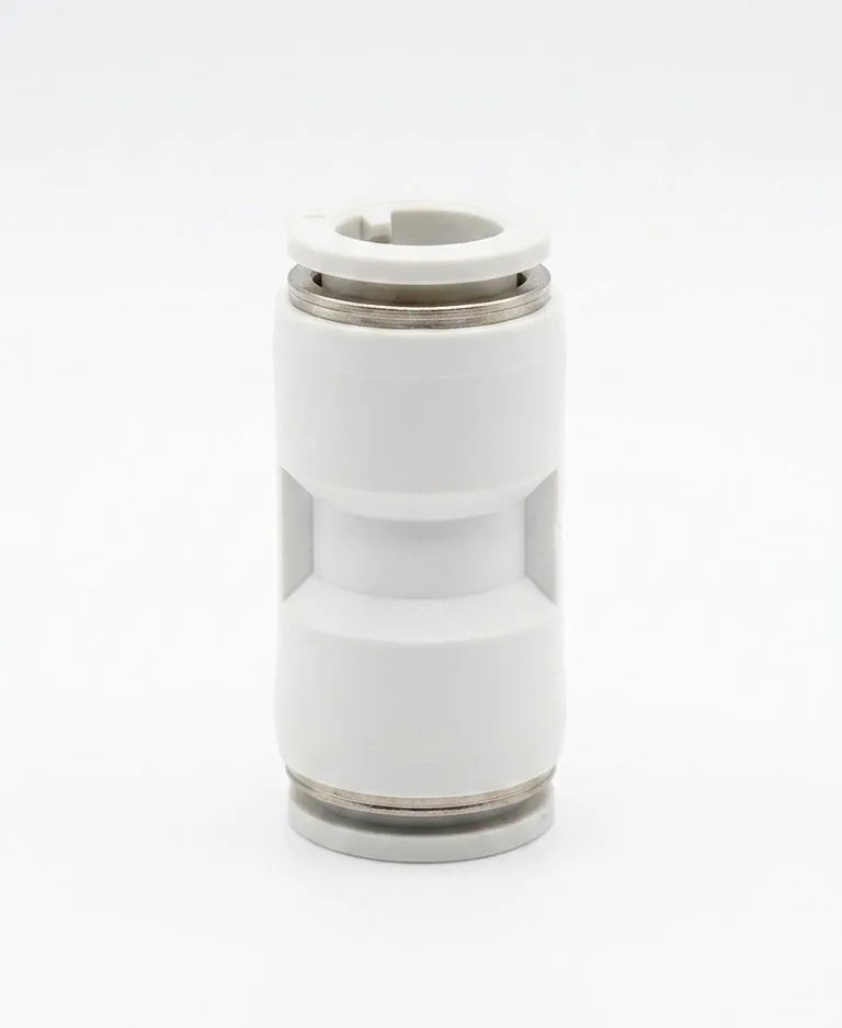 AIRMIXS PG 16-14 Push-in Pneumatic Reducing Straight Union Connector (16mm to 14mm Tube)