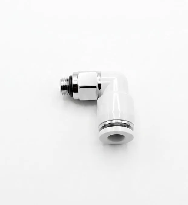 PL04-M5 AIRMIXS Ultra-Compact Pneumatic Push-in Male Elbow Fitting