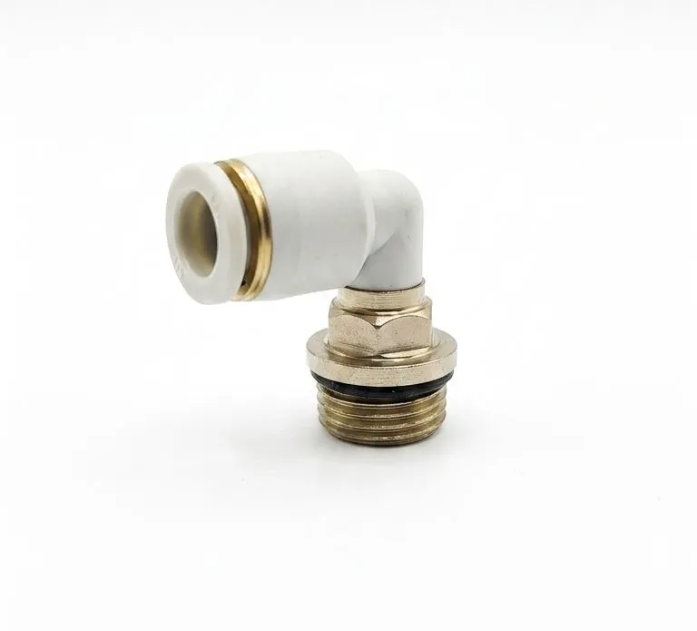 AIRMIXS PL06-G01 Pneumatic Push-in Male Elbow Fitting (6mm OD x G1/8" Thread)