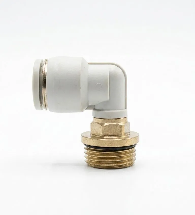 AIRMIXS PL12-G04 Pneumatic Push-in Male Elbow Fitting (12mm OD x G1/2" Thread)