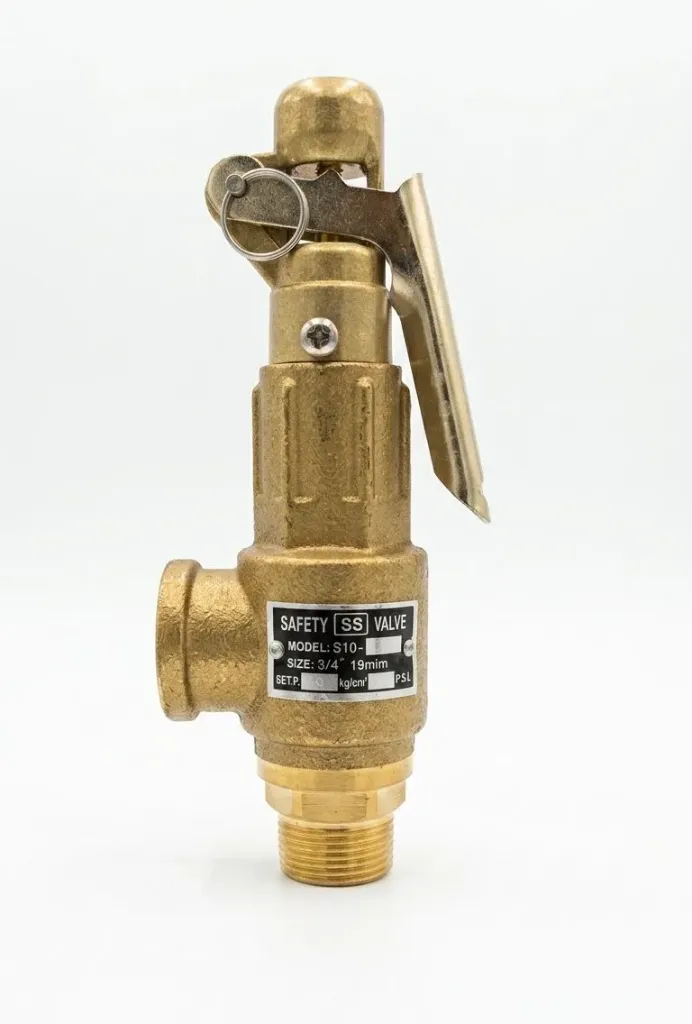 S10-LT 3/4" AIRMIXS (30 Bar) Safety Relief Valve with Manual Lever