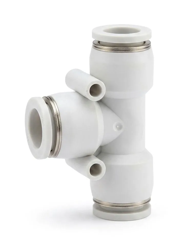 PE-12 AIRMIXS Union Tee Pneumatic Push-in Fitting