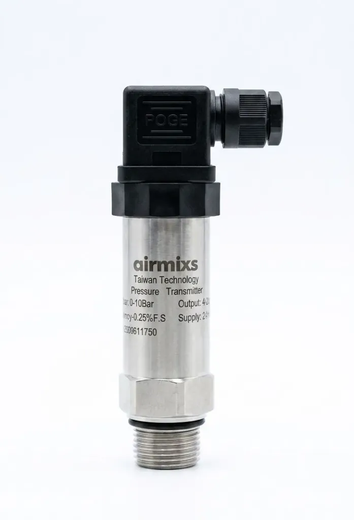 [AIR010420] AIRMIXS Pressure Transmitter 0-10 Bar, 4-20mA Output, 1/2" Thread