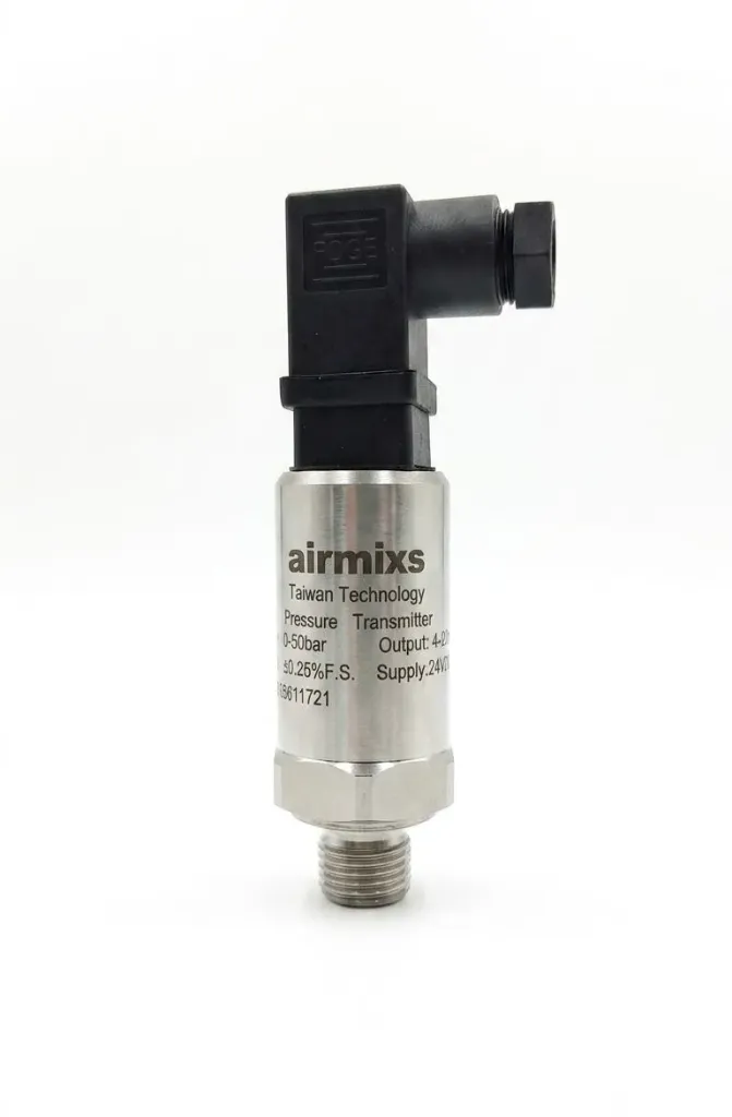 [AIR050420] AIRMIXS Pressure Transmitter 0-50 Bar, 4-20mA Output, 1/4" Thread