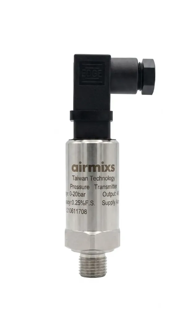 [AIR020420] AIRMIXS Pressure Transmitter 0-20 Bar, 4-20mA Output, 1/4" Thread