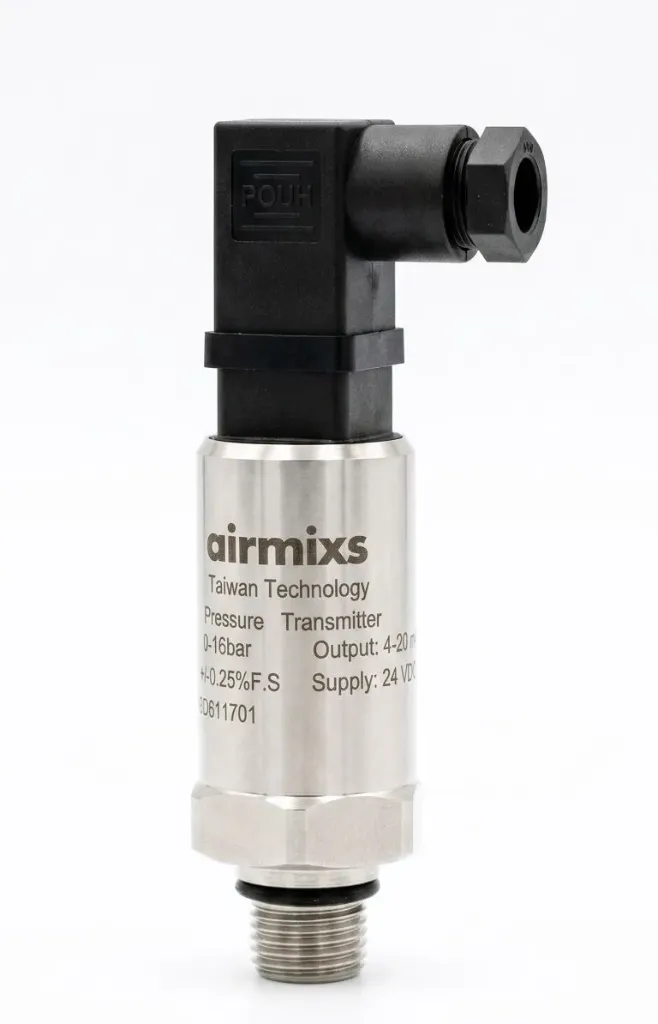 [AIR016420] AIRMIXS Pressure Transmitter 0-16 Bar, 4-20mA Output, 1/4" Thread