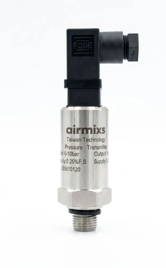 [AIR010420] AIRMIXS Pressure Transmitter 0-10 Bar, 4-20mA Output, 1/4" Thread