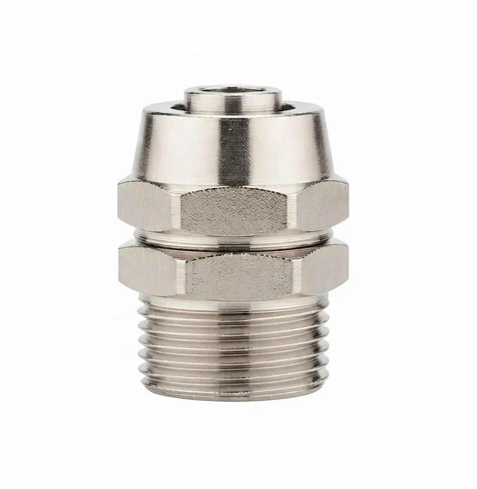KPC / BC8-01 AIRMIXS Straight Male Compression Connector 1/8" AIRMIXS