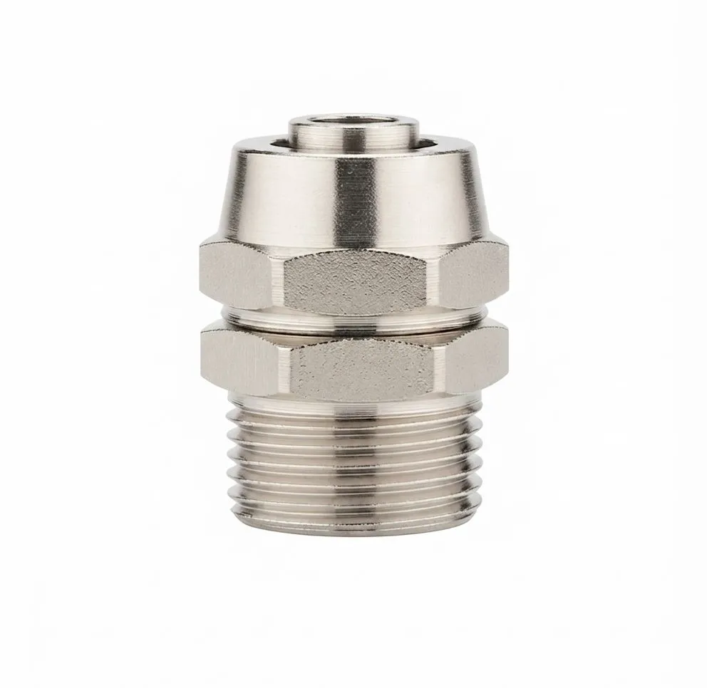 KPC / BC6-04 AIRMIXS Straight Male Compression Connector 1/2"