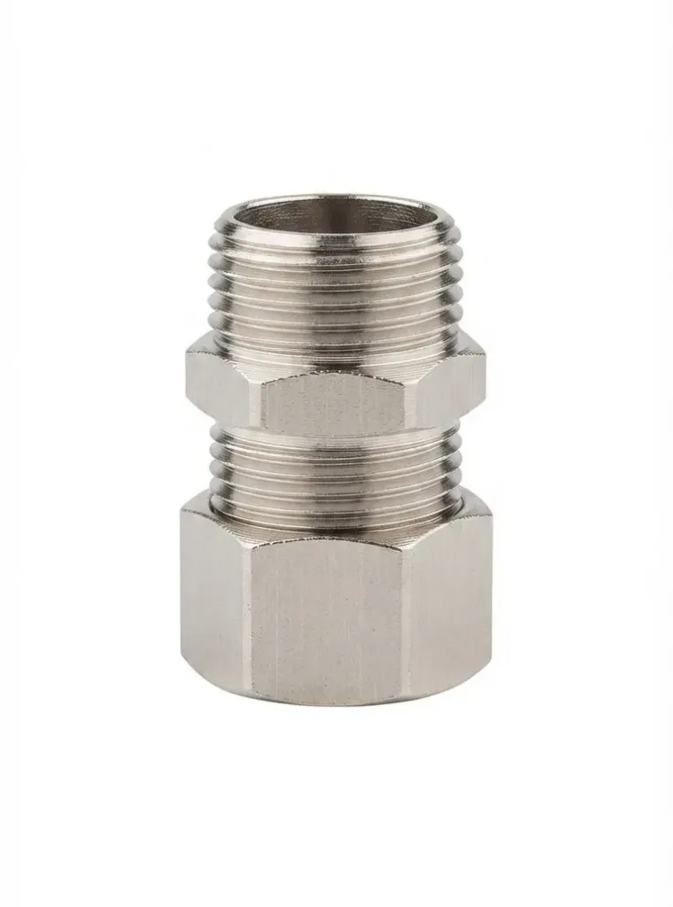 TKT-PC8-04 AIRMIXS Straight Compression Male Connector 8mm Tube x 1/2" Thread