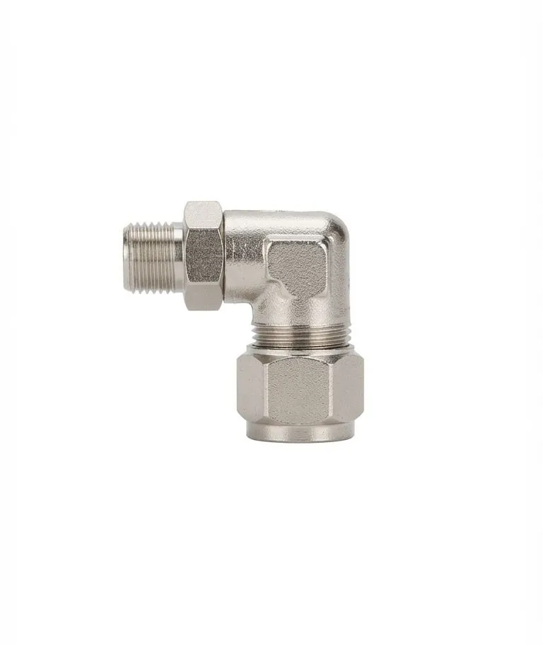 TKT-PL8-02 AIRMIXS Pneumatic 90° Male Elbow Compression / Push-In Fitting 8mm Tube x R1/4" Male Thread