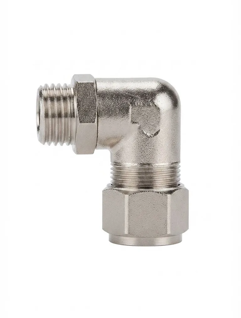 TKT-PL16-04 AIRMIXS Pneumatic 90° Male Elbow Compression / Push-In Fitting 16mm Tube x R1/4" Male Thread