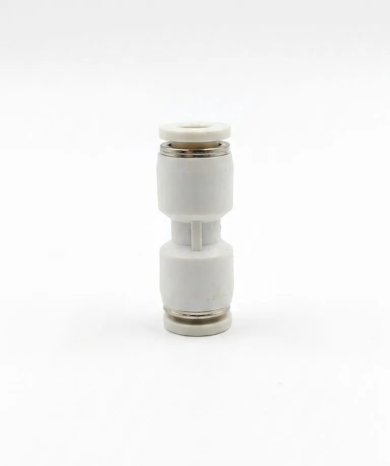 PU06 AIRMIXS Pneumatic Straight Union Equal Connector Push-in Fitting 6mm OD Tube