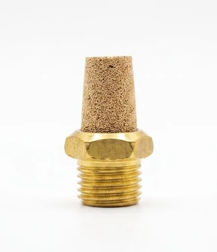 BSL05 AIRMIXS High-Flow Pneumatic Silencer / Sintered Bronze Exhaust Muffler 3/4" Male Thread