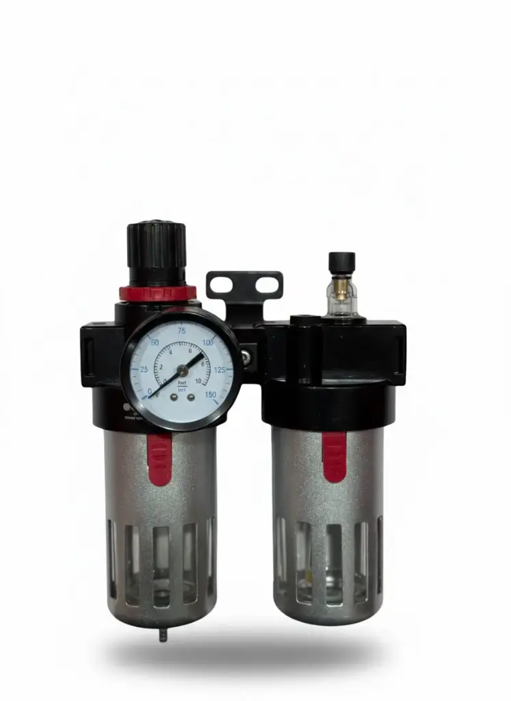 [BFC3000-G3] AIRMIXS BFC3000-G3 High-Performance 2-Unit FRL Combo – 3/8" Port Filter, Air Filter Regulator & Lubricator