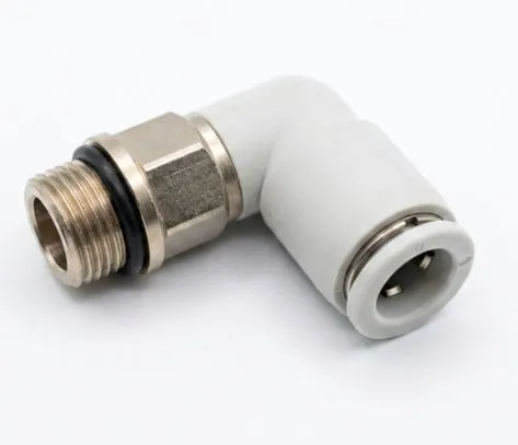 PLG12-03 AIRMIXS Male Elbow Push-In Pneumatic Fitting 3/8"