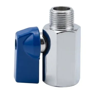 J-B010 3/8" AIRMIXS Stainless Steel 304 Male x Female Mini Ball Valve