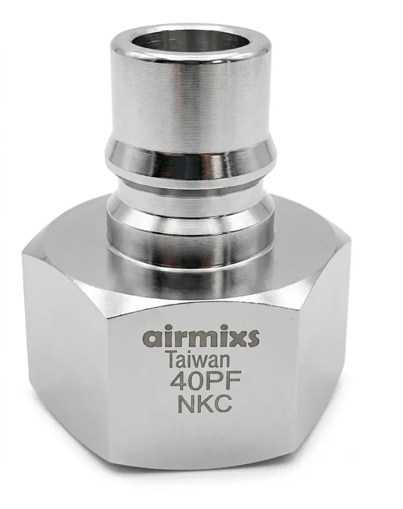 600PF 3/4" AIRMIXS High-Flow Female Thread Quick Coupler Plug / Nipple