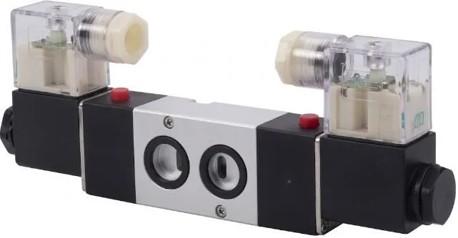 4M420-15 AIRMIXS Namur Solenoid Valve – 5/2 Way, Double Solenoid, 1/2" Port Size, Direct Valve Actuator Mount