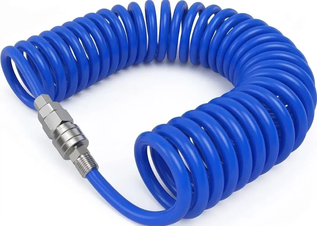 Recoil Spiral Polyurethane PU Spring Hose – 10mm OD x 6.5mm ID x 15M AIRMIXS
