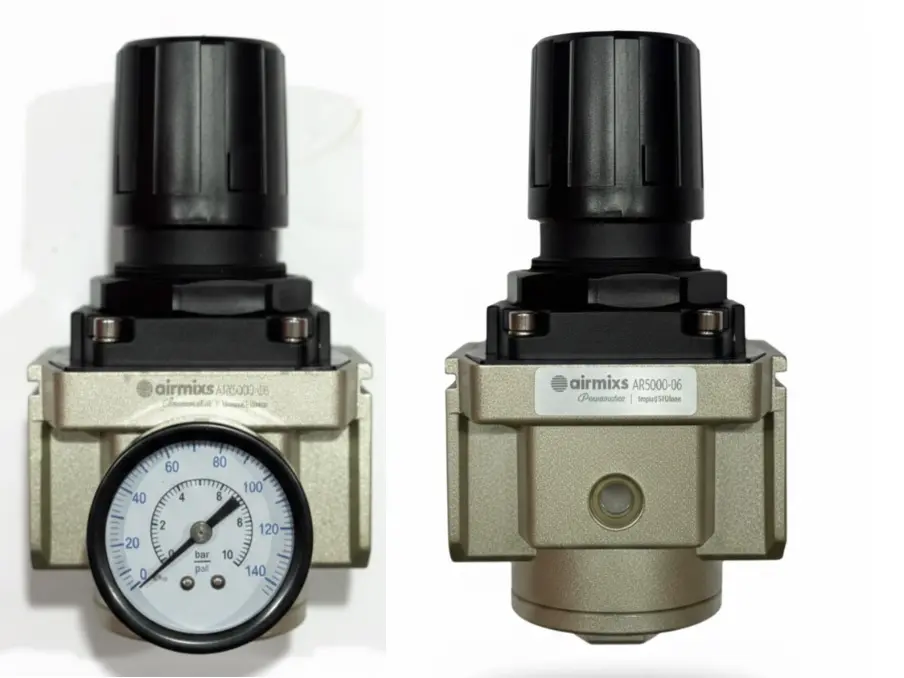 [AR5000-06] AIRMIXS AR5000-06 Heavy-Duty Air Pressure Regulator – 3/4" Port High-Flow Series