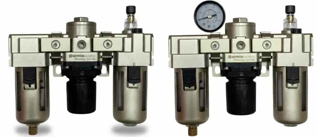 FRL AC3000-03 – 3/8" AIRMIXS Modular Port Compressed Air Filter Regulator Lubricator Combo