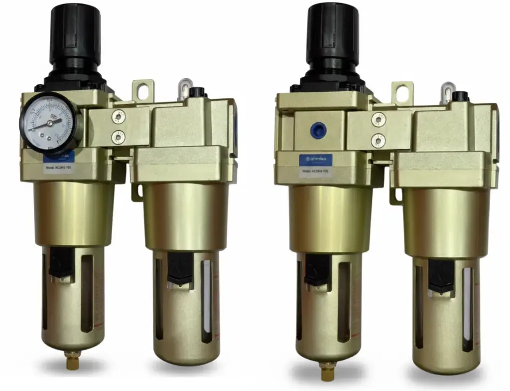 AC5010-10G AIRMIXS High-Flow Modular FRL – 1" Port, 5,500 L/min with Pressure Gauge