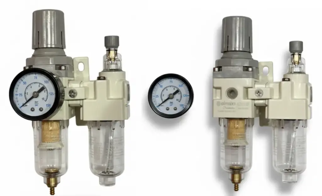[AC2010-02] AC2010-02 AIRMIXS Modular FRL Unit – 1/4" Port Filter, Regulator, and Lubricator Assembly