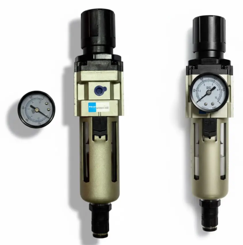 AIRMIXS AW3000-03D Filter Regulator – 3/8" Port with Integrated Auto-Drain