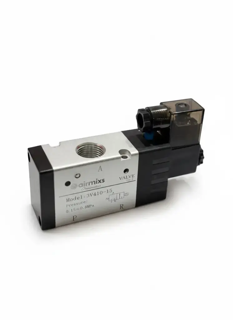 3V410-15 Heavy-Duty Solenoid Valve – 1/2" Port, 3/2-Way Single Control (400 Series) Airmixs