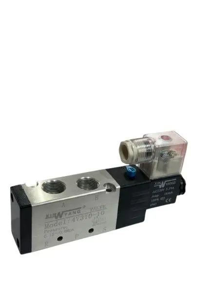 4V310-10 AIRMIXS Pneumatic Solenoid Valve – 3/8" Port, 5/2-Way Single Control (Industrial Series)