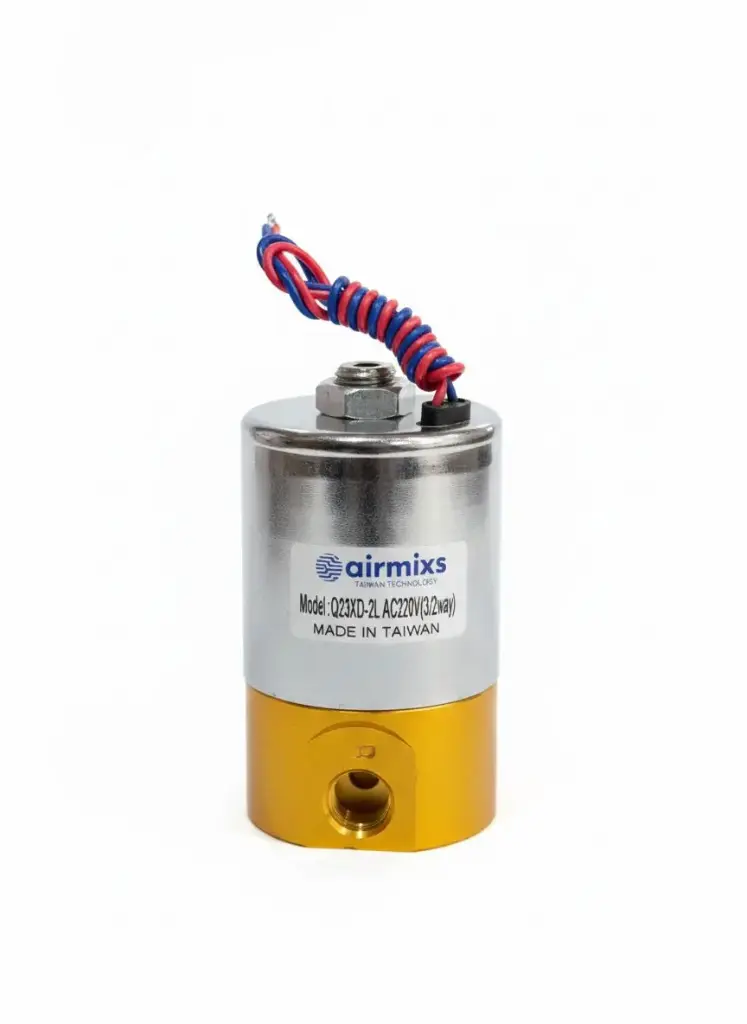 Q23XD-2L AIRMIXS Solenoid Valve – 3/2-Way Direct-Acting, 220V AC (Vacuum & Pressure Rated)