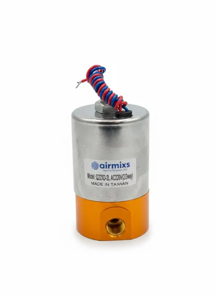 Q22XD-2L Direct-Acting Solenoid Valve – 1/8" Port, 2/2-Way, AC220V Airmixs